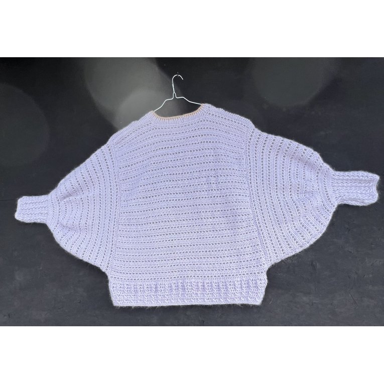 Hkleopskrift Kim Larsen poncho sweater