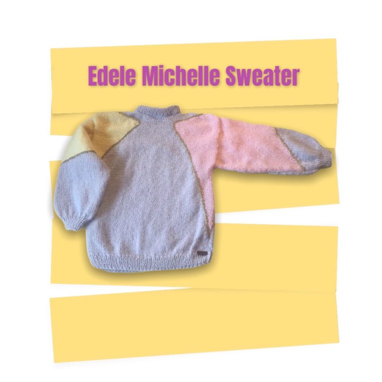Strikkeopskrift Edele Michelle sweater i Dolce Mohair 