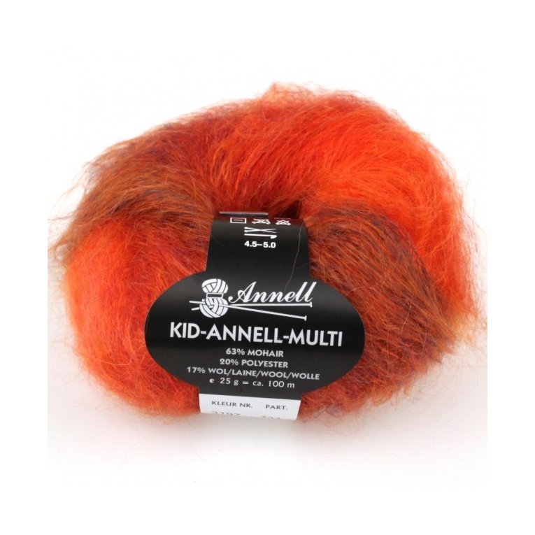 Kid Annell langhret mohair