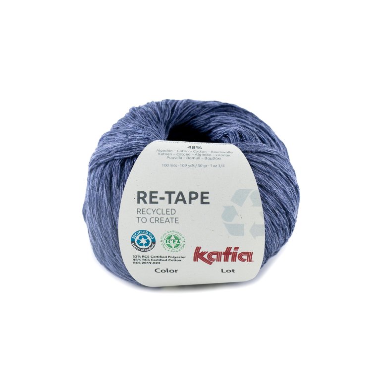 Garn Re-tape 50 g Katia - Bomuld Elmely